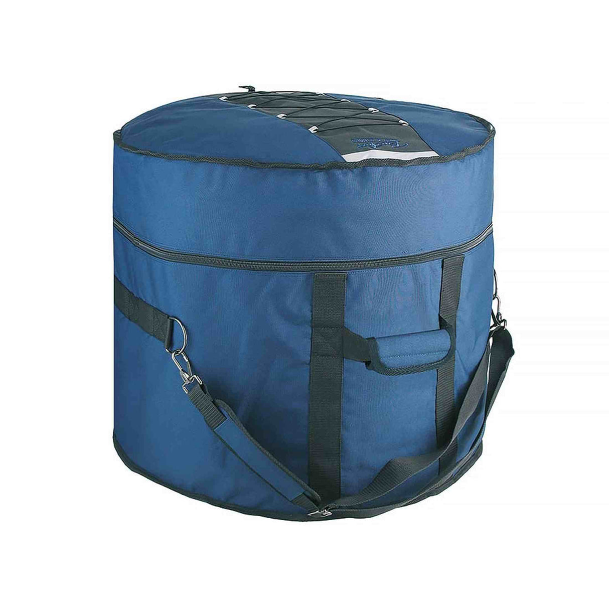 Boston DBL-16-F Deluxe gigbag voor floortom 16", zwart-blauw, 15 mm gevoerd hardfoam
