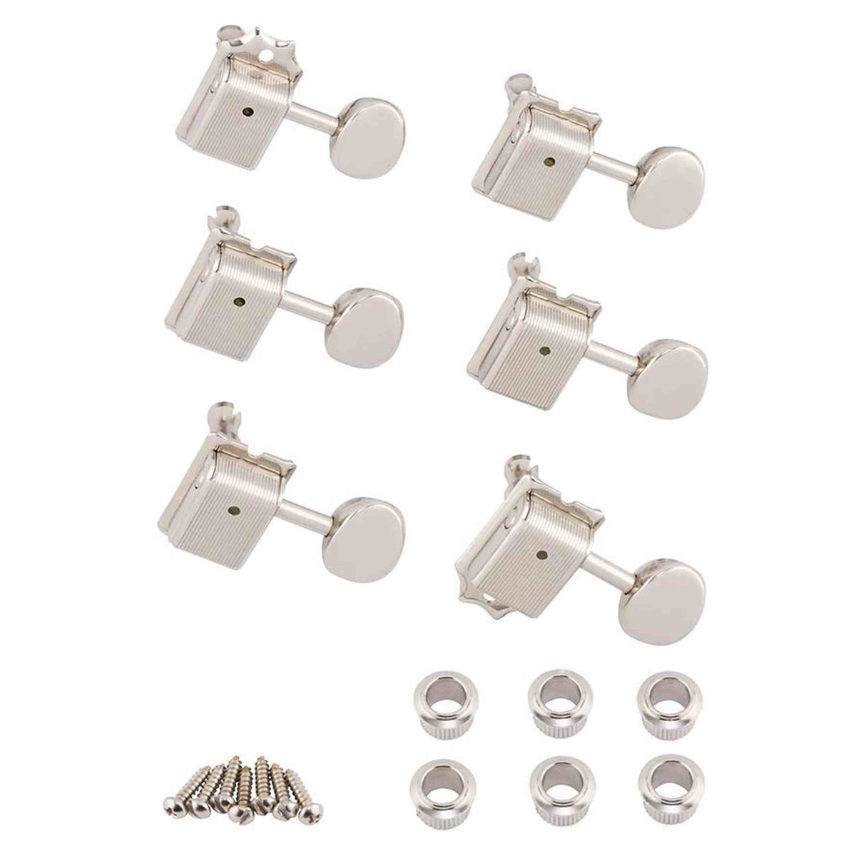 Fender 0992040000 Stemmechanieken, vintage Kluson style strat/tele, mounting materials included