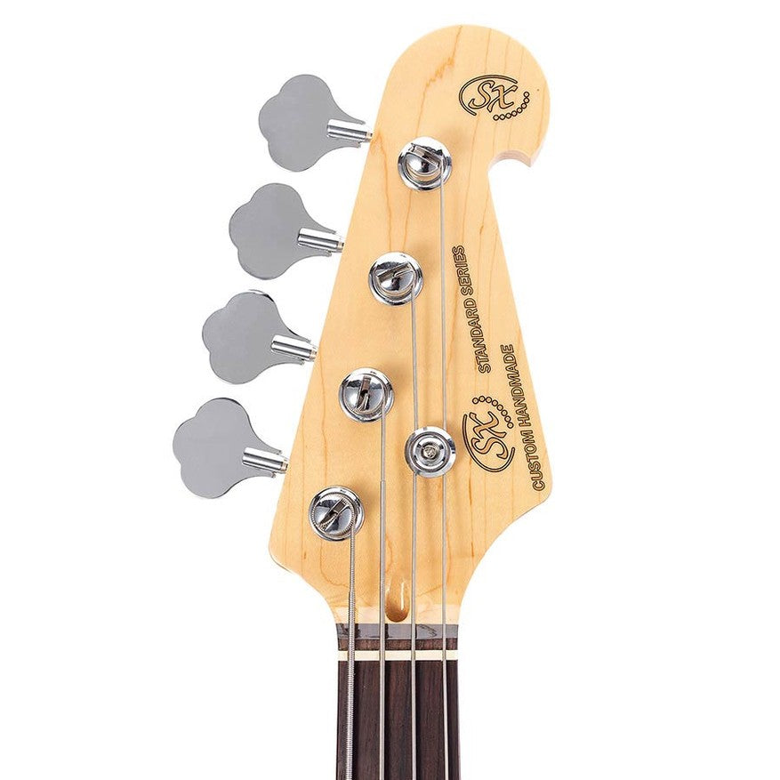 SX BD2/CAR Standard Series P-Style Elektrische Basgitaar Candy Apple Red