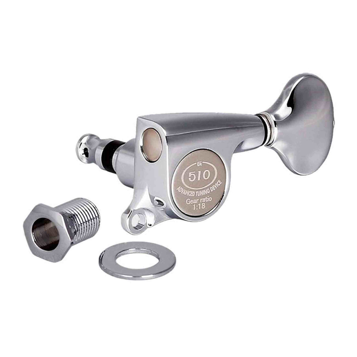 Gotoh GTH14774 SGS510Z stemmechanieken met L5 knoppen, 3L3R, chroom