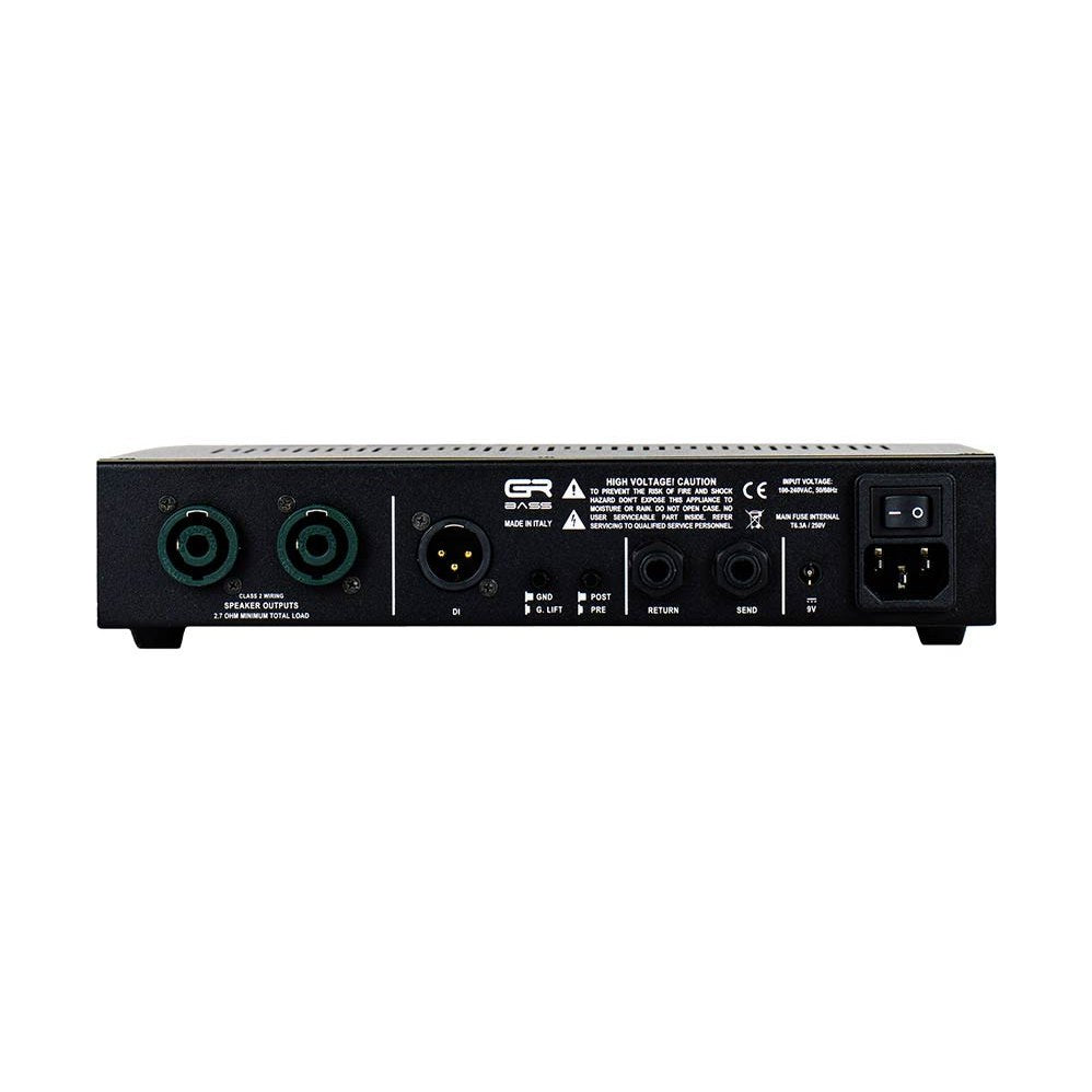 GR Bass ONE350 Basversterker Top – 350W, 1,9 kg, Ingebouwde Tuner
