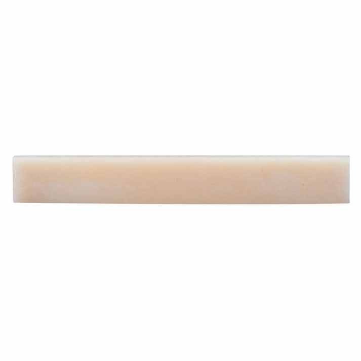 Boston BBS-8U Brugzadel van ongebleekt been voor folkgitaar 80x11x3,2 mm