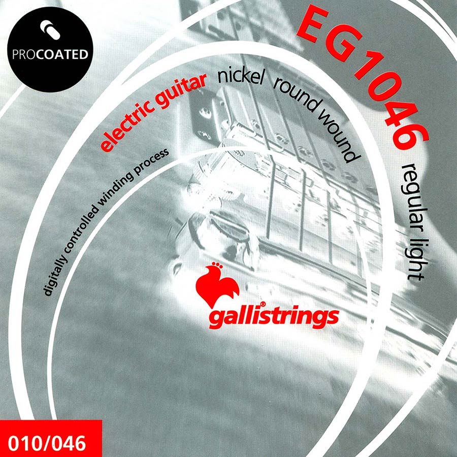Galli EG-1046 ProCoated elektrische gitaarsnaren 010-046