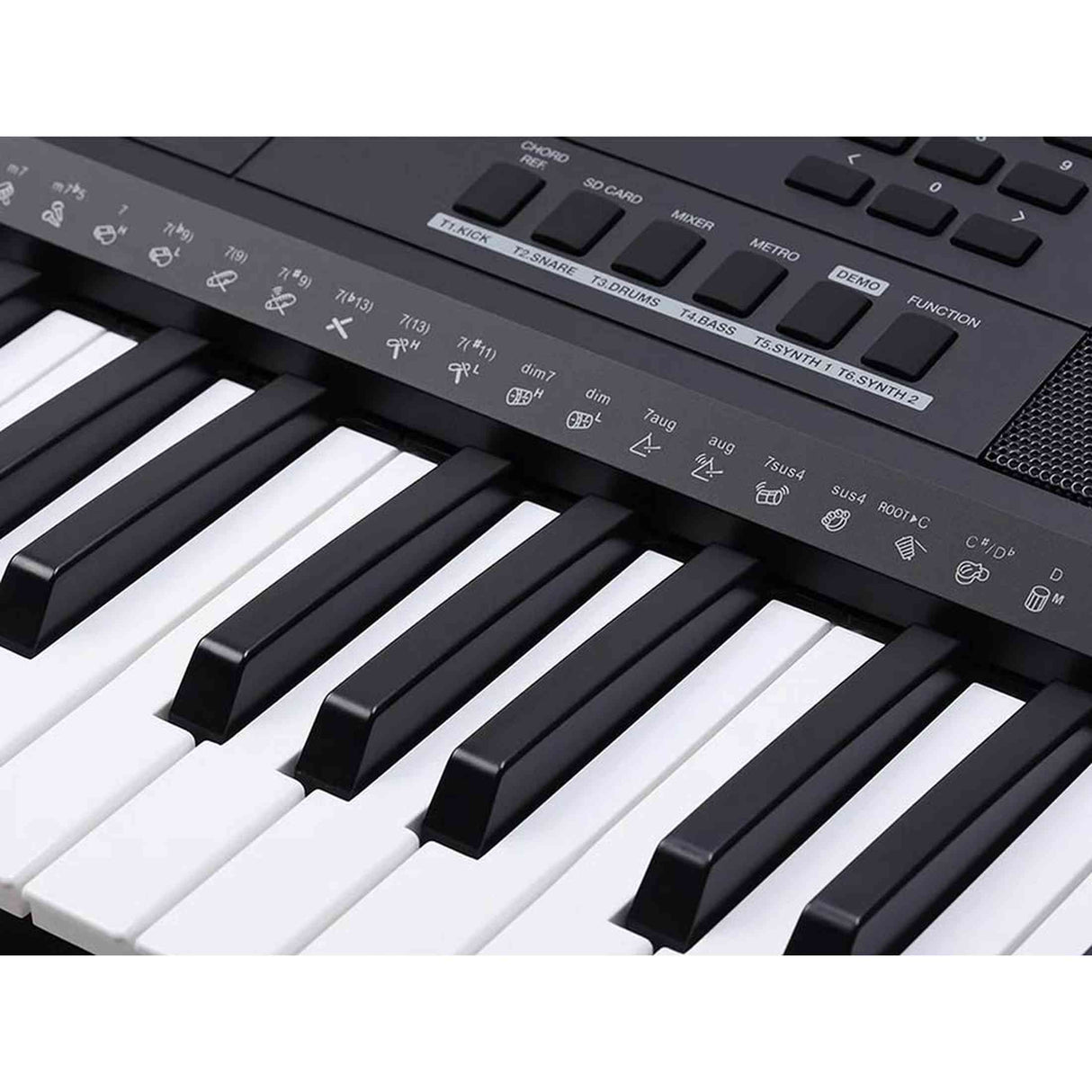 Medeli MK401 Millenium Series – Set met standaard & kruk, 61 aanslaggevoelige toetsen, 600 klanken