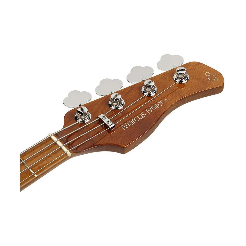 Sire P5 A4/TS Marcus Miller basgitaar 4-snarige passieve P-stijl bas in Tobacco Sunburst