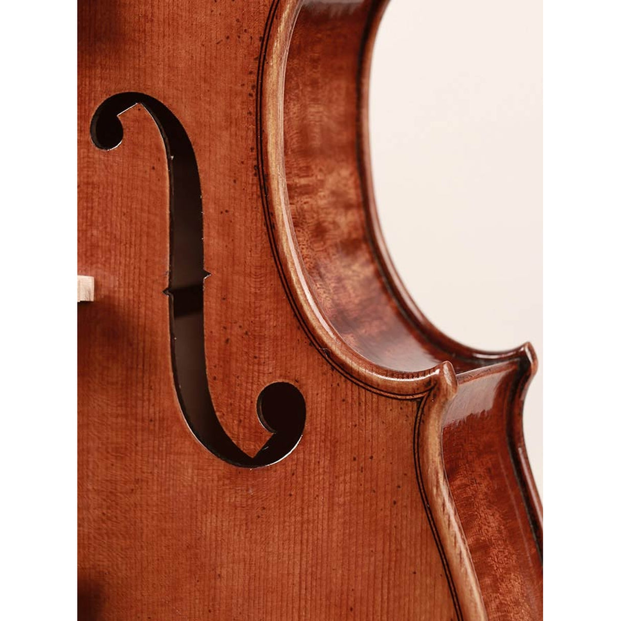 Rudolph RA-10150/O altvioolset, 15" 38cm , licht gearceerde olie-lak, gevlamd esdoorn, koffer, BA-10/44 ELS strijkstok
