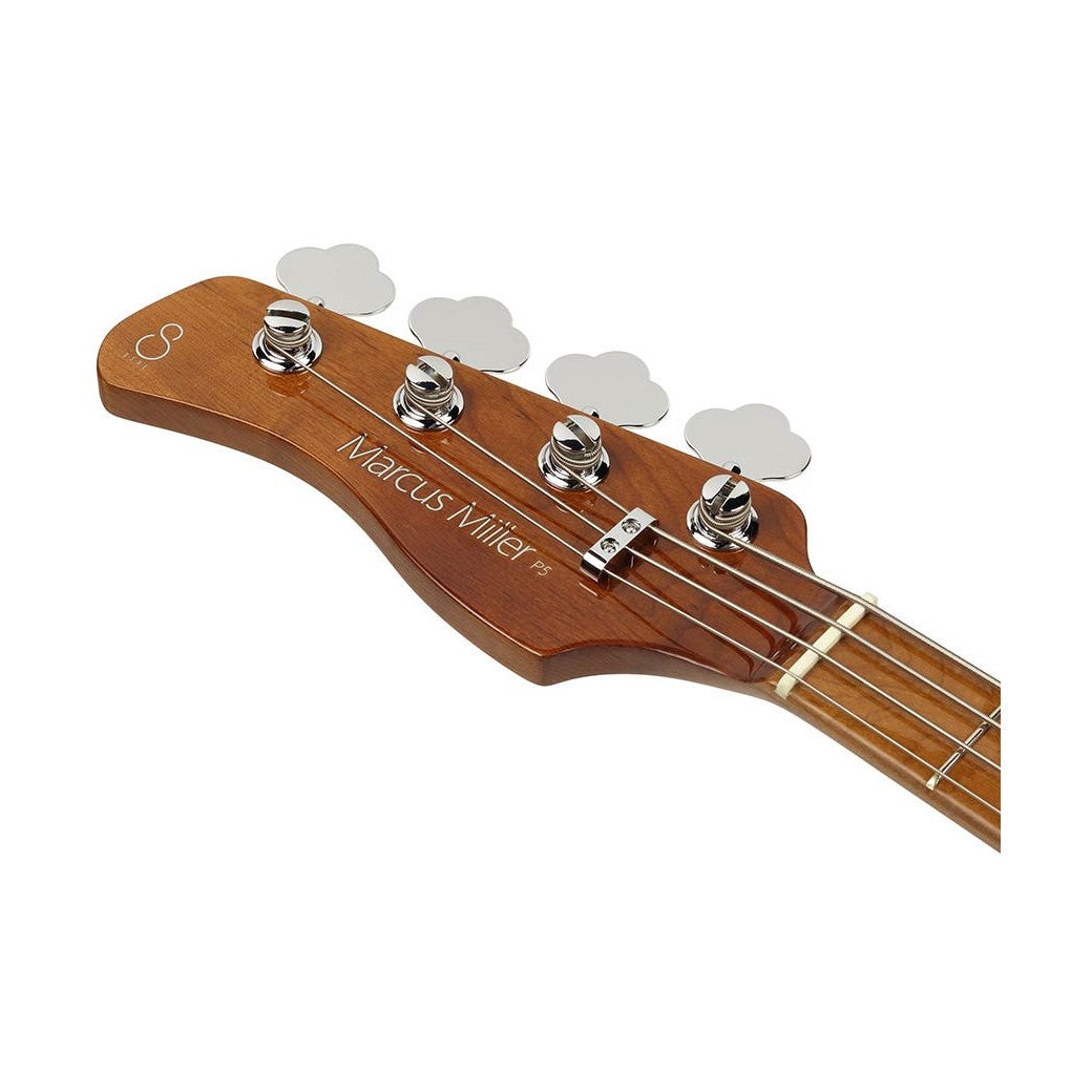 Sire P5 A4L/MLG Marcus Miller linkshandige basgitaar 4-snarig passief elzen mild green