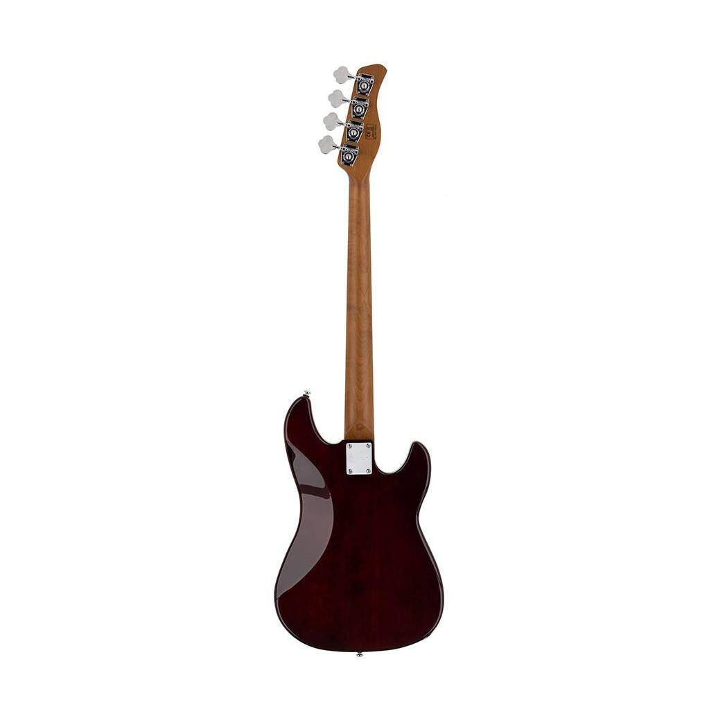 Sire D5 A4L/TS Marcus Miller linkshandige basgitaar 4 snarig passief elzen tobacco sunburst