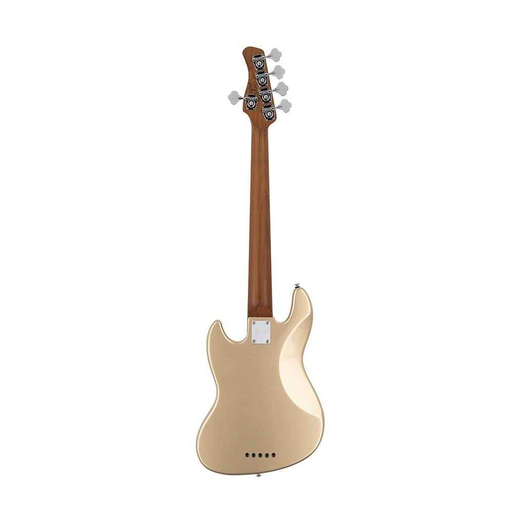 Sire V5 A5/CGM Marcus Miller 5-snarige Basgitaar Champagne Gold Metallic