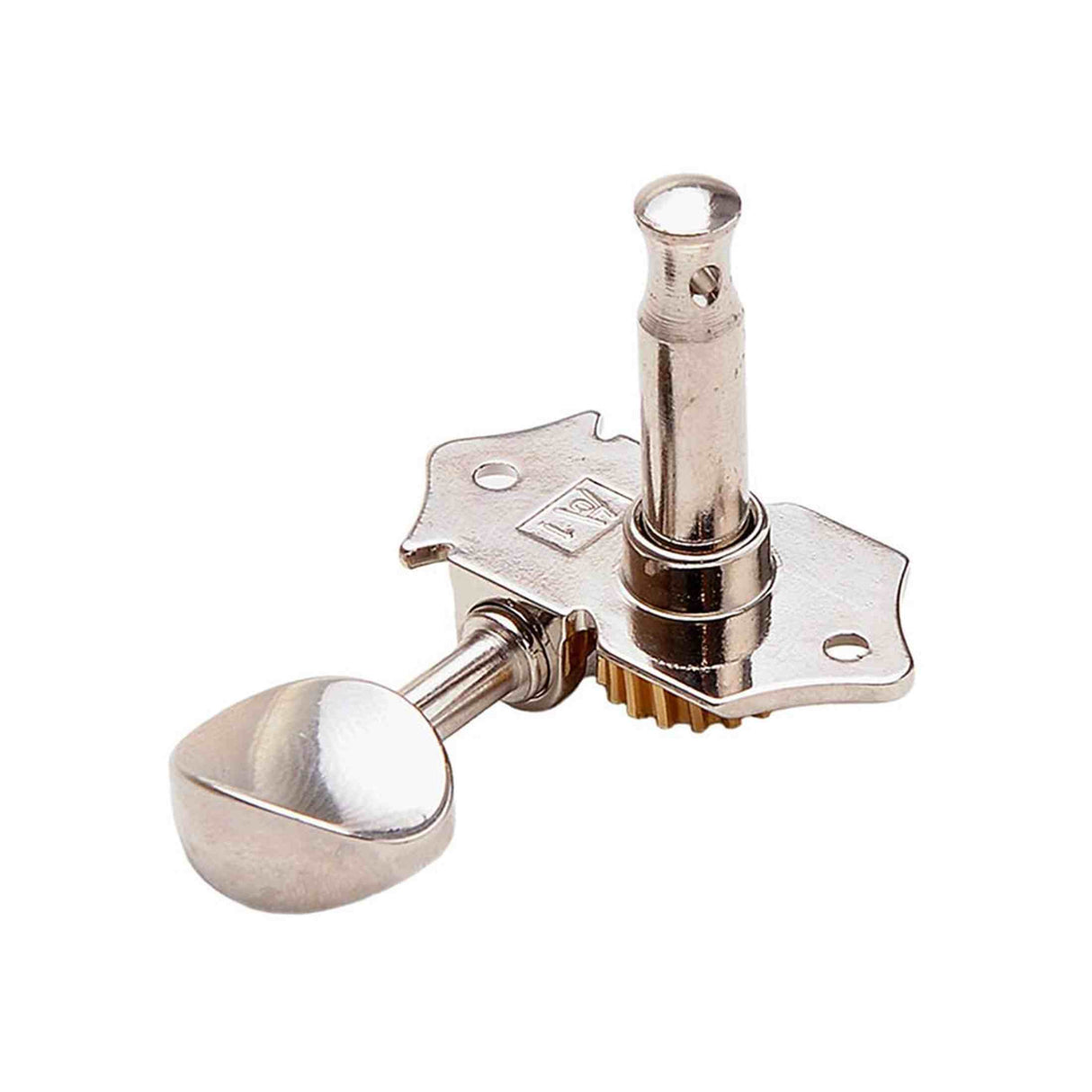 Kluson MVV3N Stemmechanieken voor open back guitar, 3x links + 3x rechts met ovale knoppen, nikkel