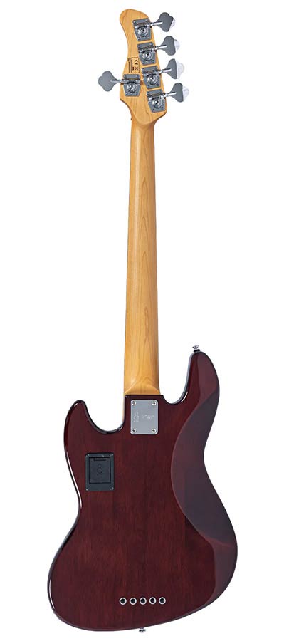 Sire V3N 5/TS Marcus Miller 5-snarige Actieve Jazz Bas Tobacco Sunburst met 2-Bands Preamp