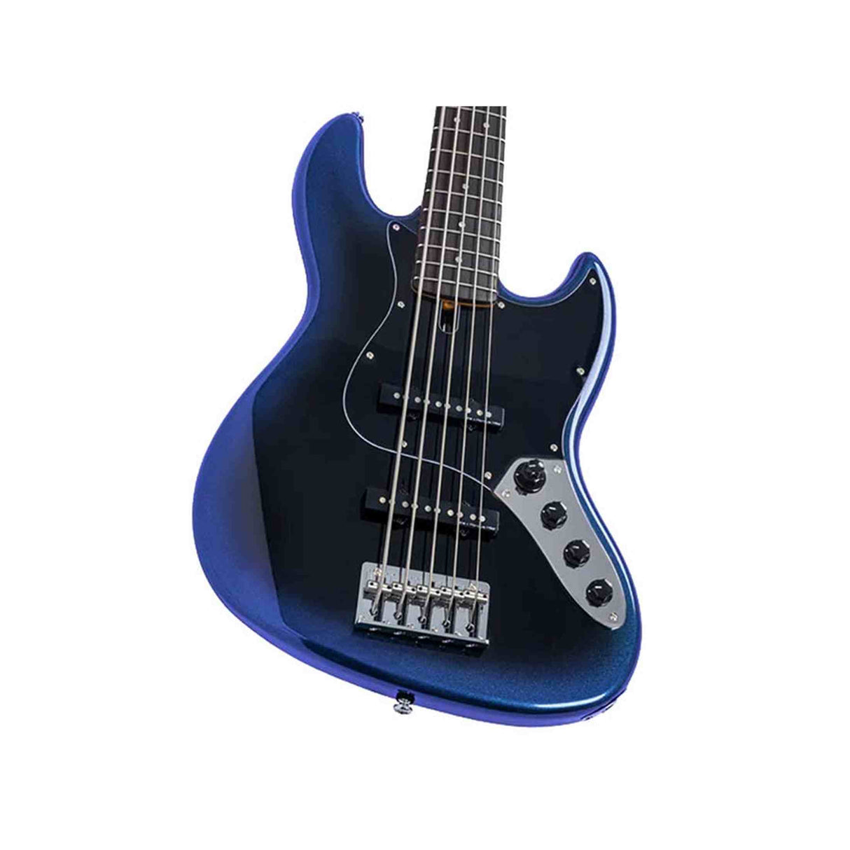 Sire V3N 5/MBB Marcus Miller 5-snarige Actieve Jazz Bas Midnight Blueburst met 2-Bands Preamp