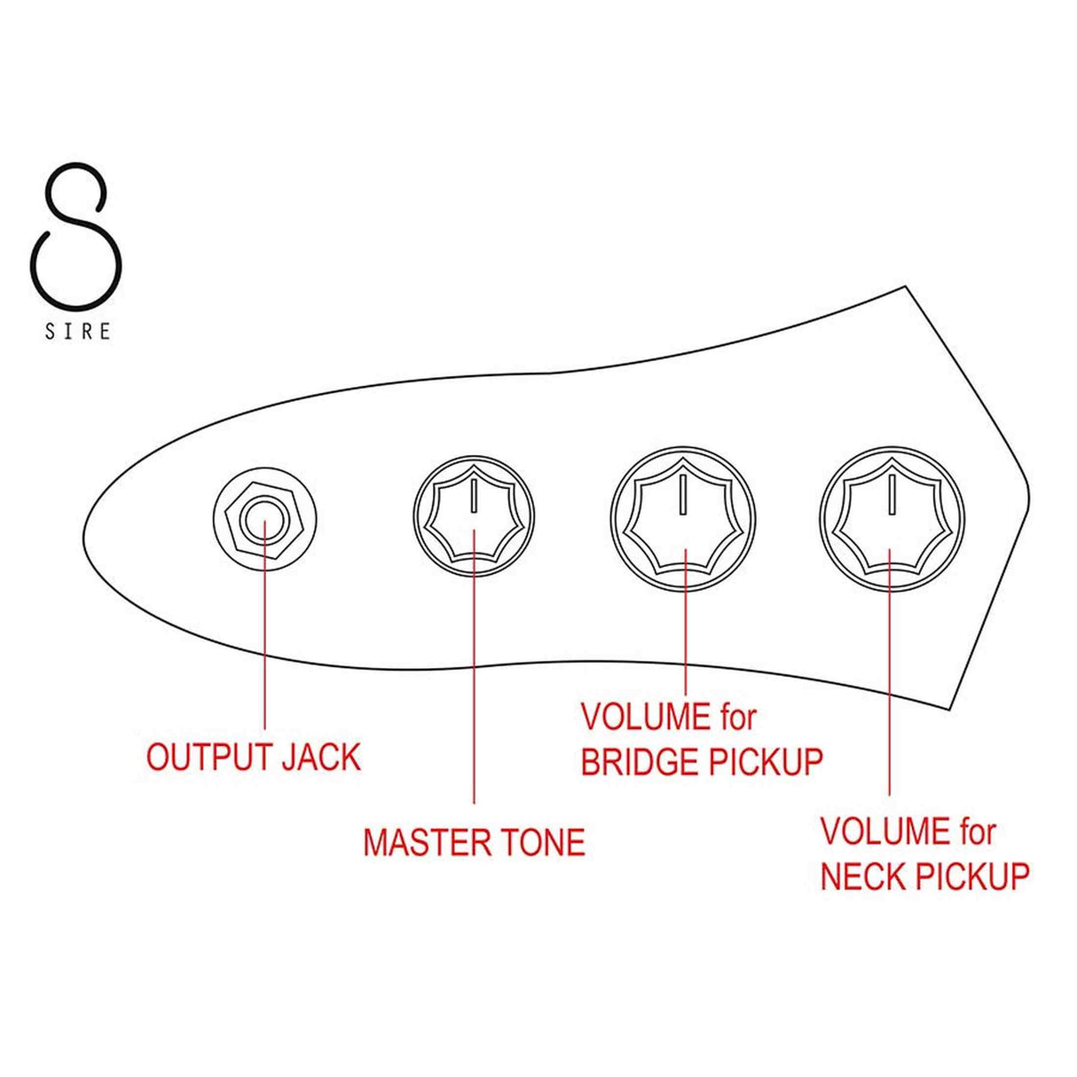 Sire Marcus Miller V1 4/BK V Series 4-snarige Basgitaar Set met 40W Versterker