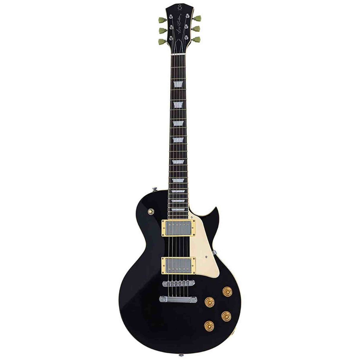 Sire L5/BK Larry Carlton L-Style Elektrische Gitaar Zwart met Mahonie Body en Coil Split