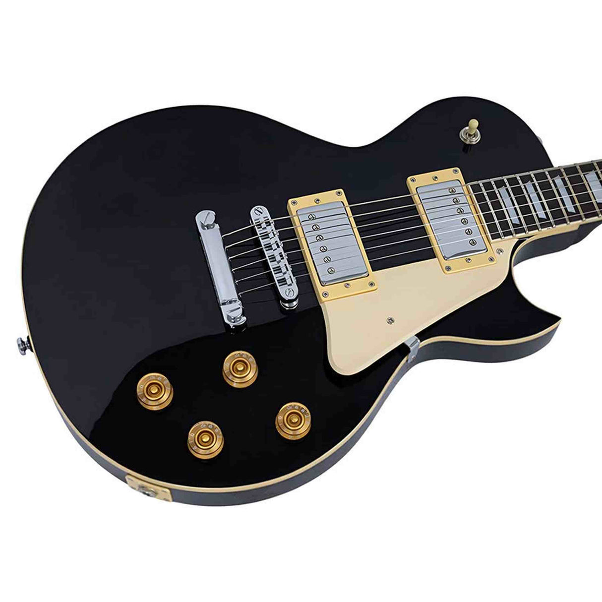 Sire L5/BK Larry Carlton L-Style Elektrische Gitaar Zwart met Mahonie Body en Coil Split