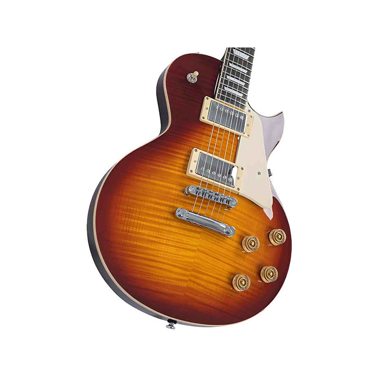 Sire L5/TS Larry Carlton L-Style Elektrische Gitaar Tobacco Sunburst met Flame Maple Top en Coil Split