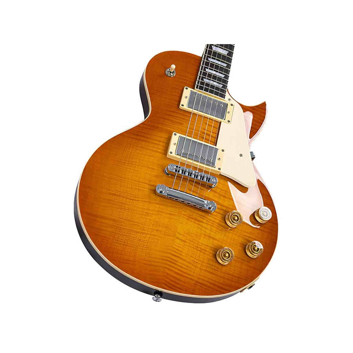 Sire L5/AB Larry Carlton L-Style Elektrische Gitaar Amber Burst met Mahonie Body en Coil Split