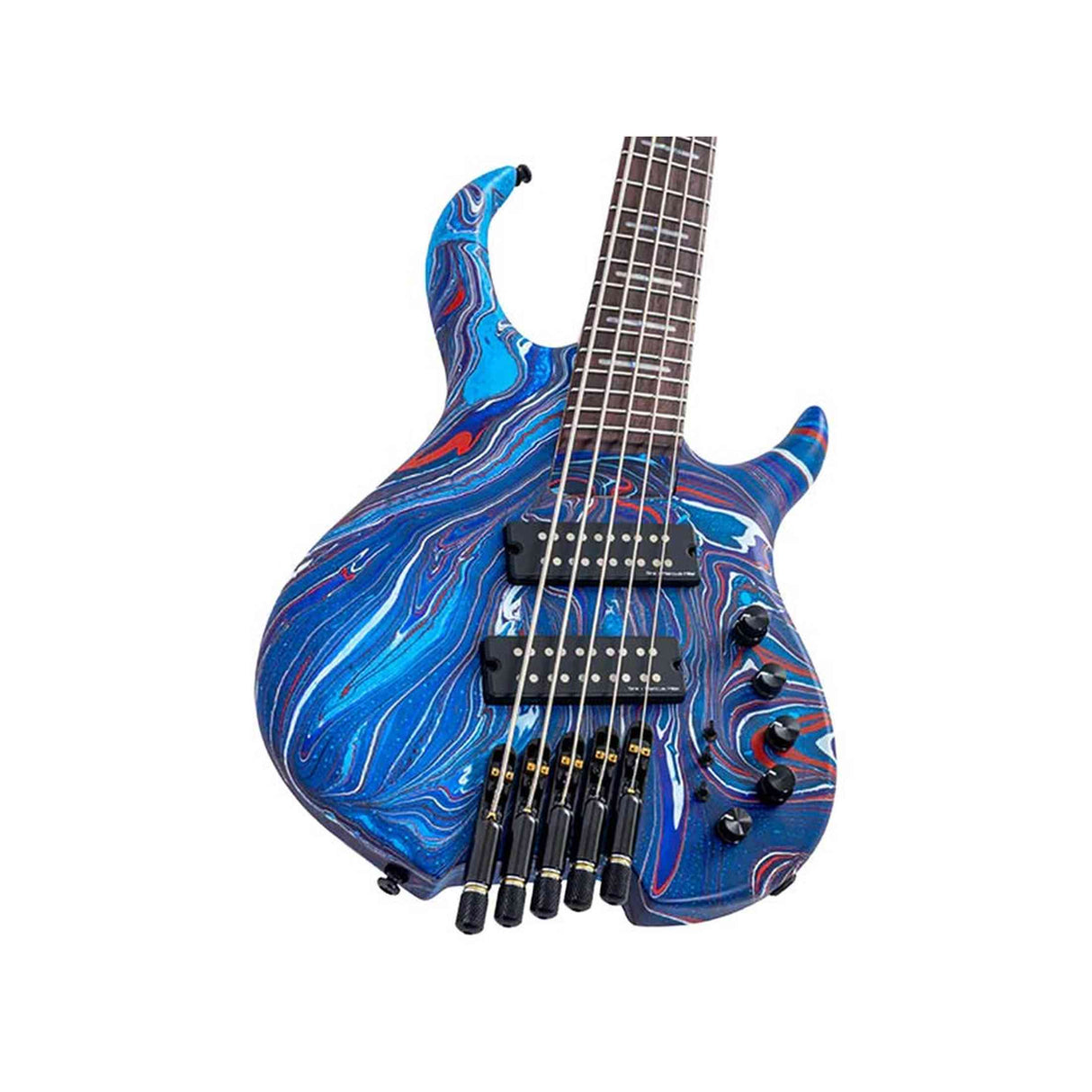 Sire M6H 5/BLSW Marcus Miller M6 Headless 5-String Active Basgitaar Blue Swirl