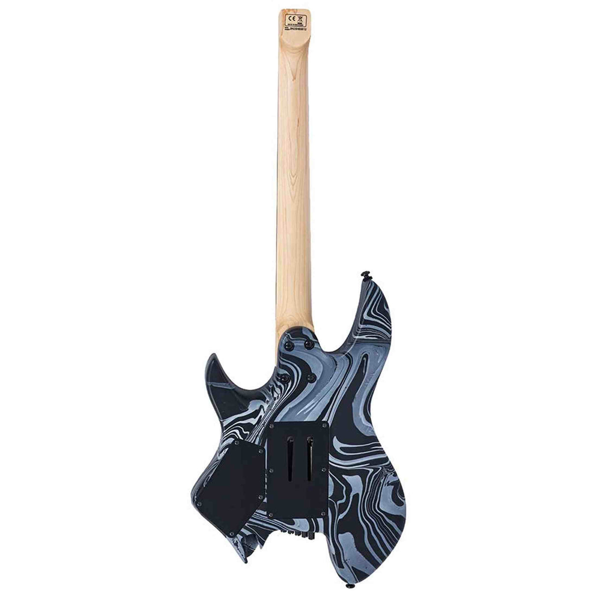 Sire X6H6/BKSW Larry Carlton Headless Elektrische Gitaar Black Swirl met Tremolobrug en Gigbag