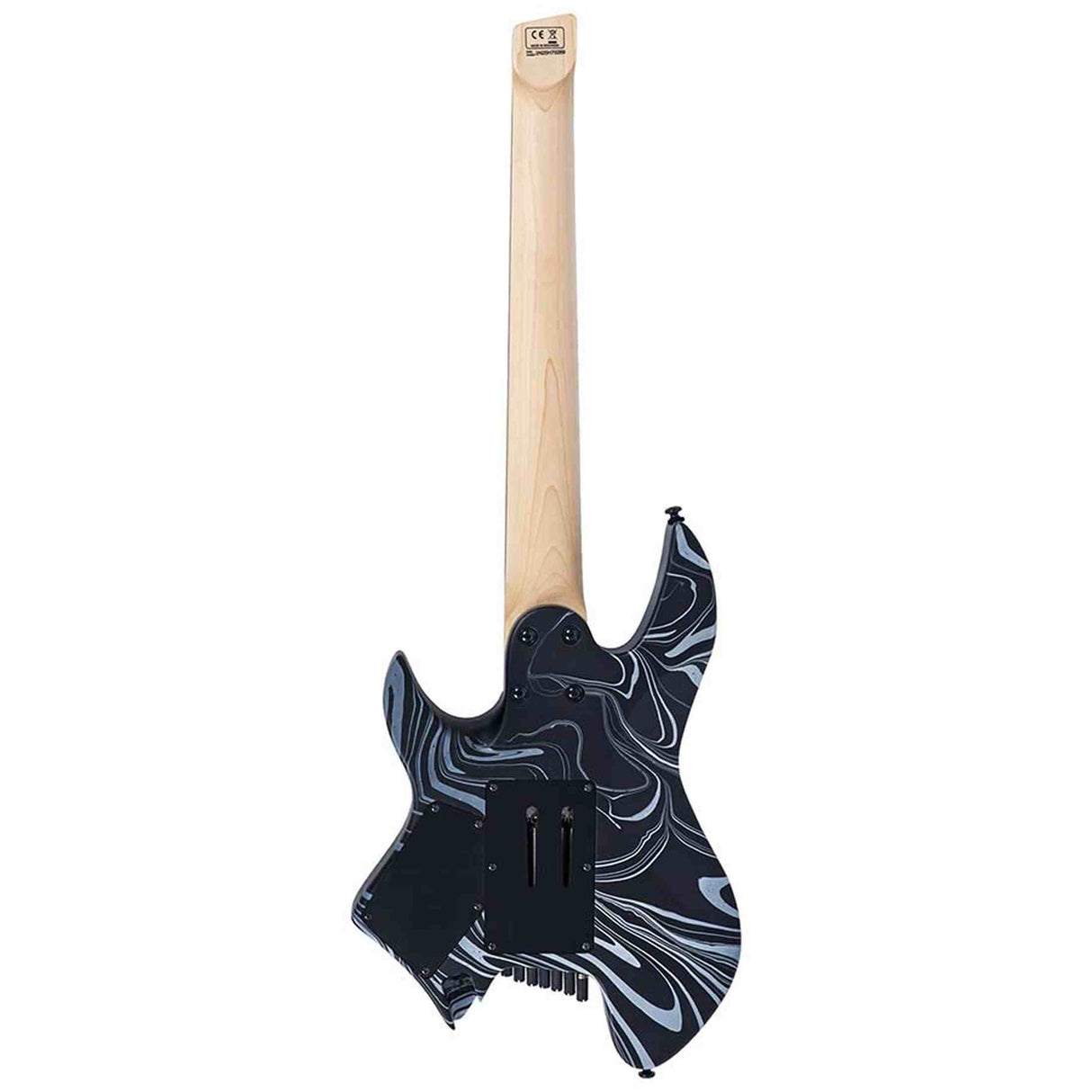 Sire X6H7/BKSW Larry Carlton 7-snarige Headless Elektrische Gitaar Black Swirl met Tremolobrug en Gigbag