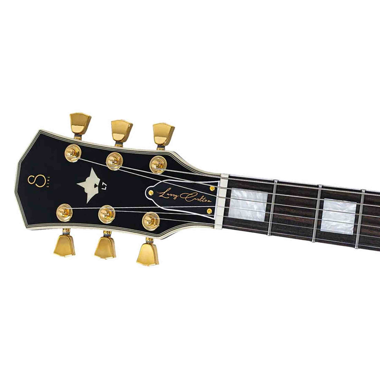 Sire L7DXL/AB Larry Carlton Linkshandige L-Style Elektrische Gitaar Amber Burst met Flame Maple Top en Gotoh Tune-O-Matic