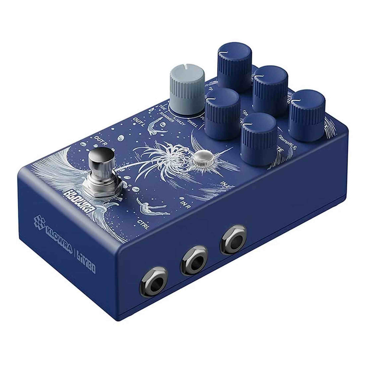 Klowra KBS-01 Bloom Infinity LIMBO stereo multi-type reverb pedaal