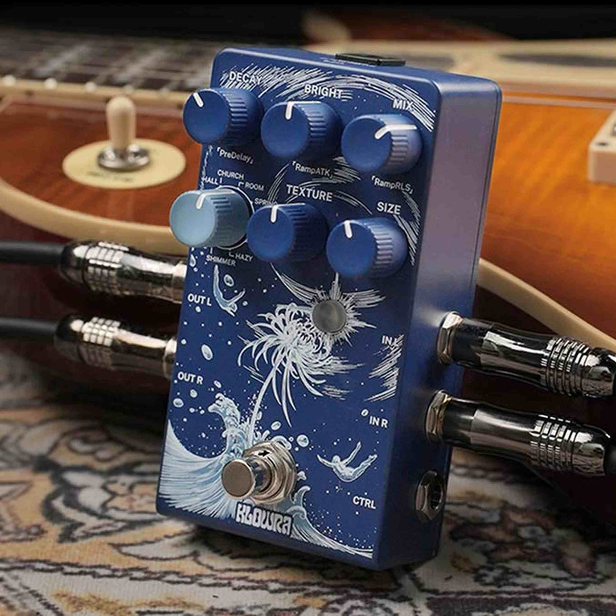 Klowra KBS-01 Bloom Infinity LIMBO stereo multi-type reverb pedaal