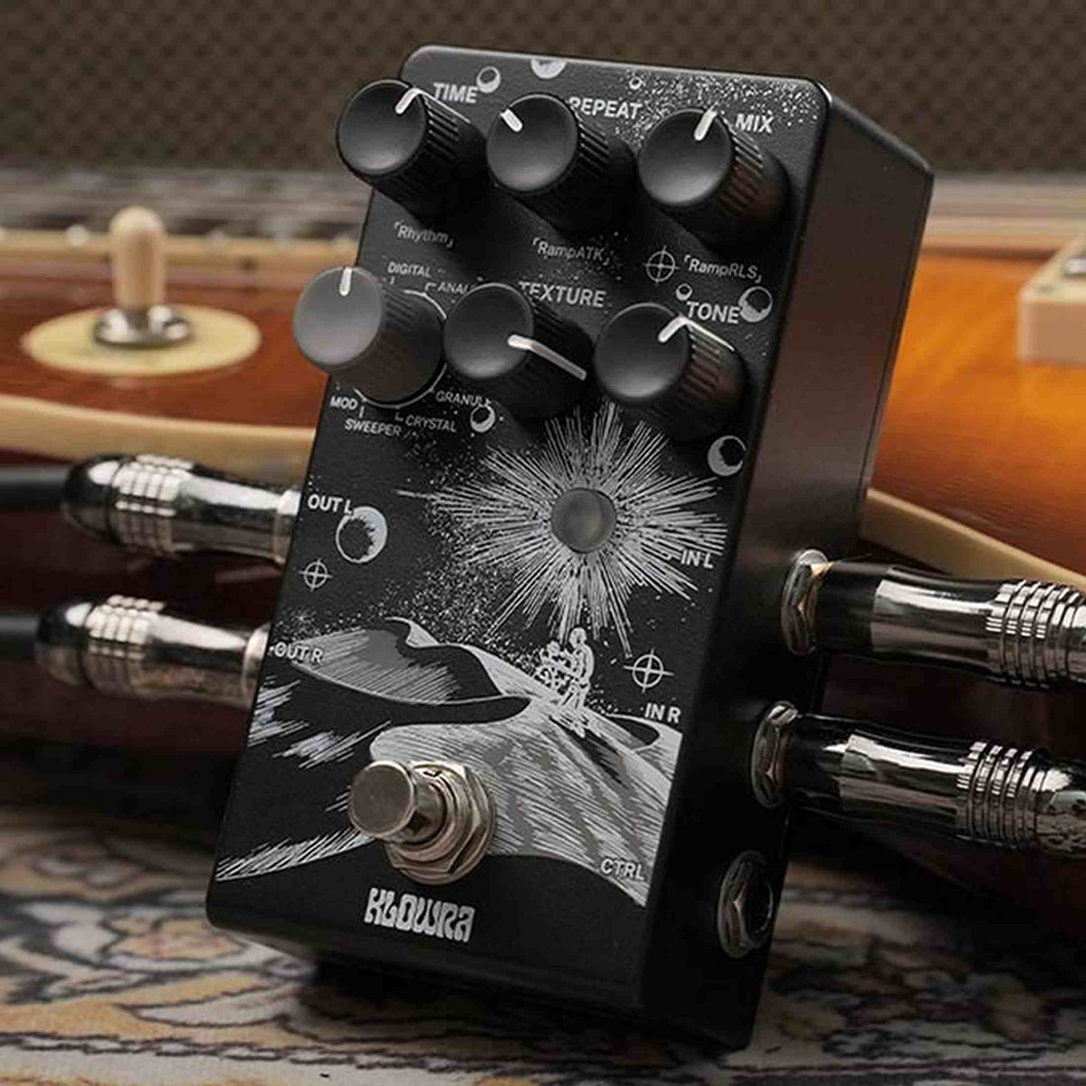 Klowra KBS-02 Bloom Infinity EVERLAST stereo multi-type delay pedaal