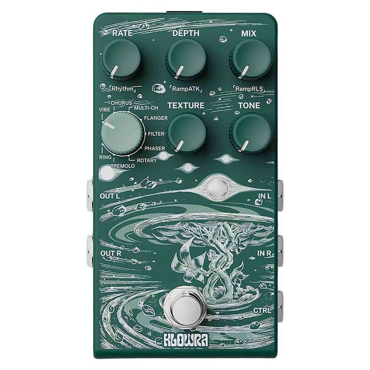 Klowra KBS-03 Bloom Infinity SPROUT stereo multi-type modulation pedaal