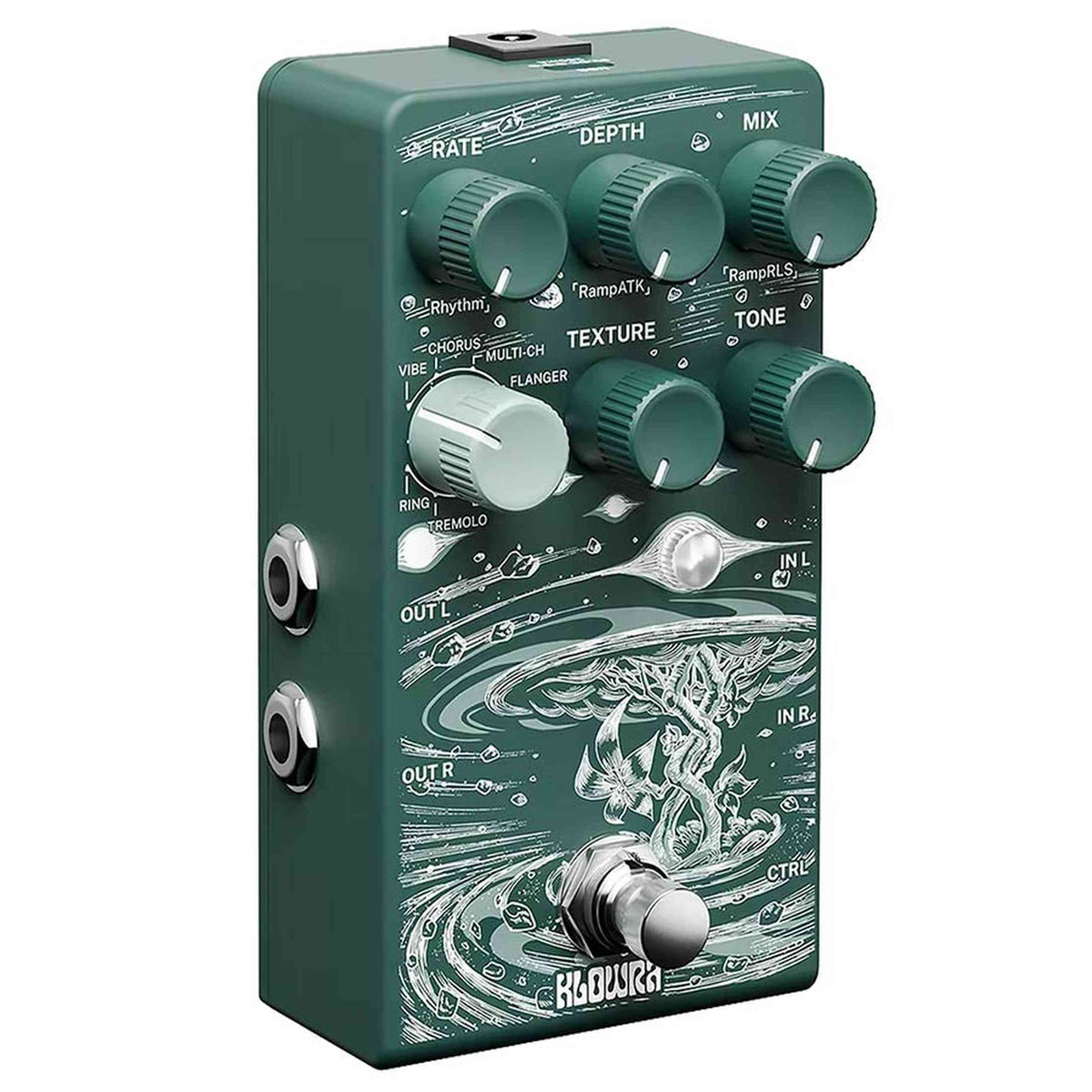 Klowra KBS-03 Bloom Infinity SPROUT stereo multi-type modulation pedaal