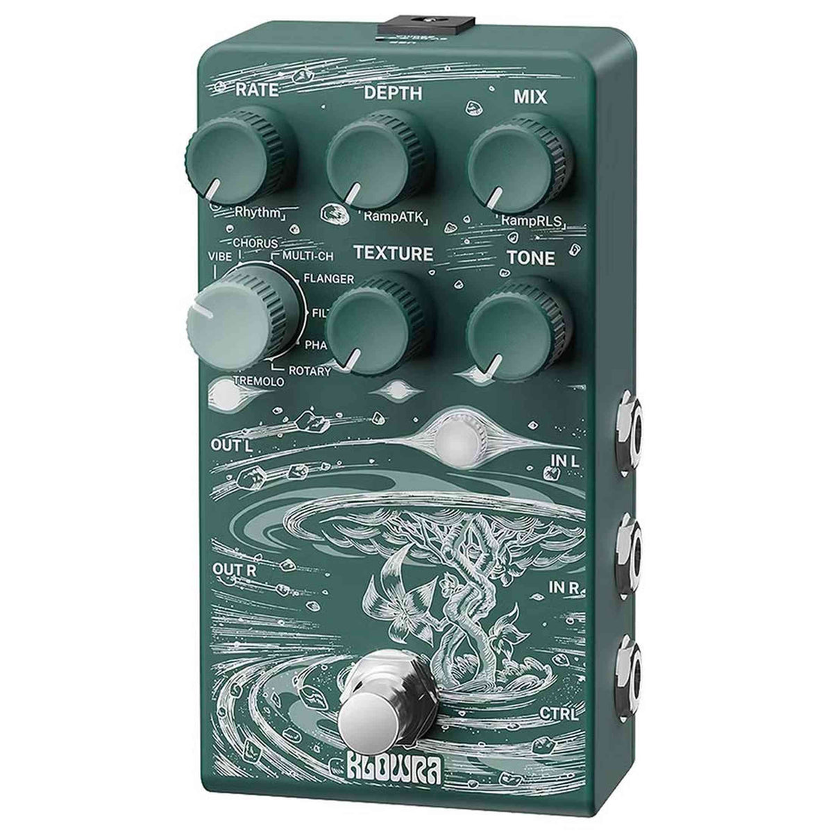 Klowra KBS-03 Bloom Infinity SPROUT stereo multi-type modulation pedaal