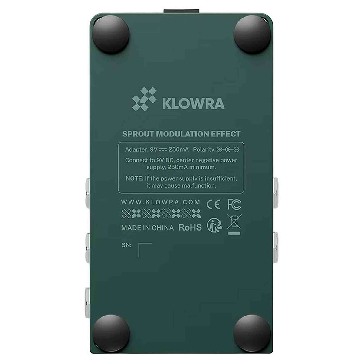 Klowra KBS-03 Bloom Infinity SPROUT stereo multi-type modulation pedaal