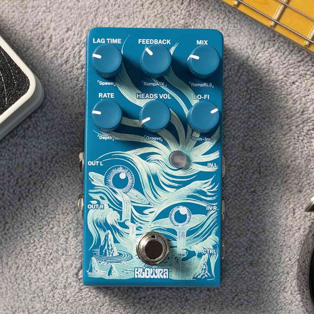 Klowra KBS-05 Bloom Infinity RILUM stereo multi-head delay pedaal