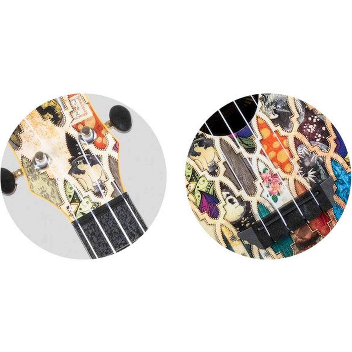 Flight TUC-40 GRANADA Concert Ukulele met Linden Top, ABS Body en Granada Print