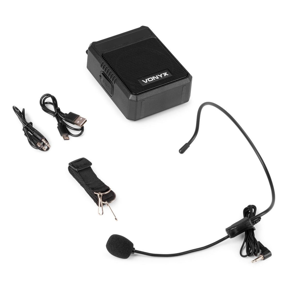 Vonyx BVA20 Draagbare stemversterker met headset