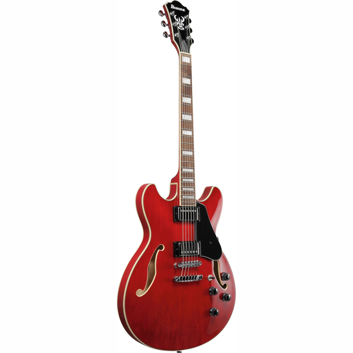 Ibanez AS73 TCD Artcore semi-akoestische elektrische gitaar Transparent Cherry Red