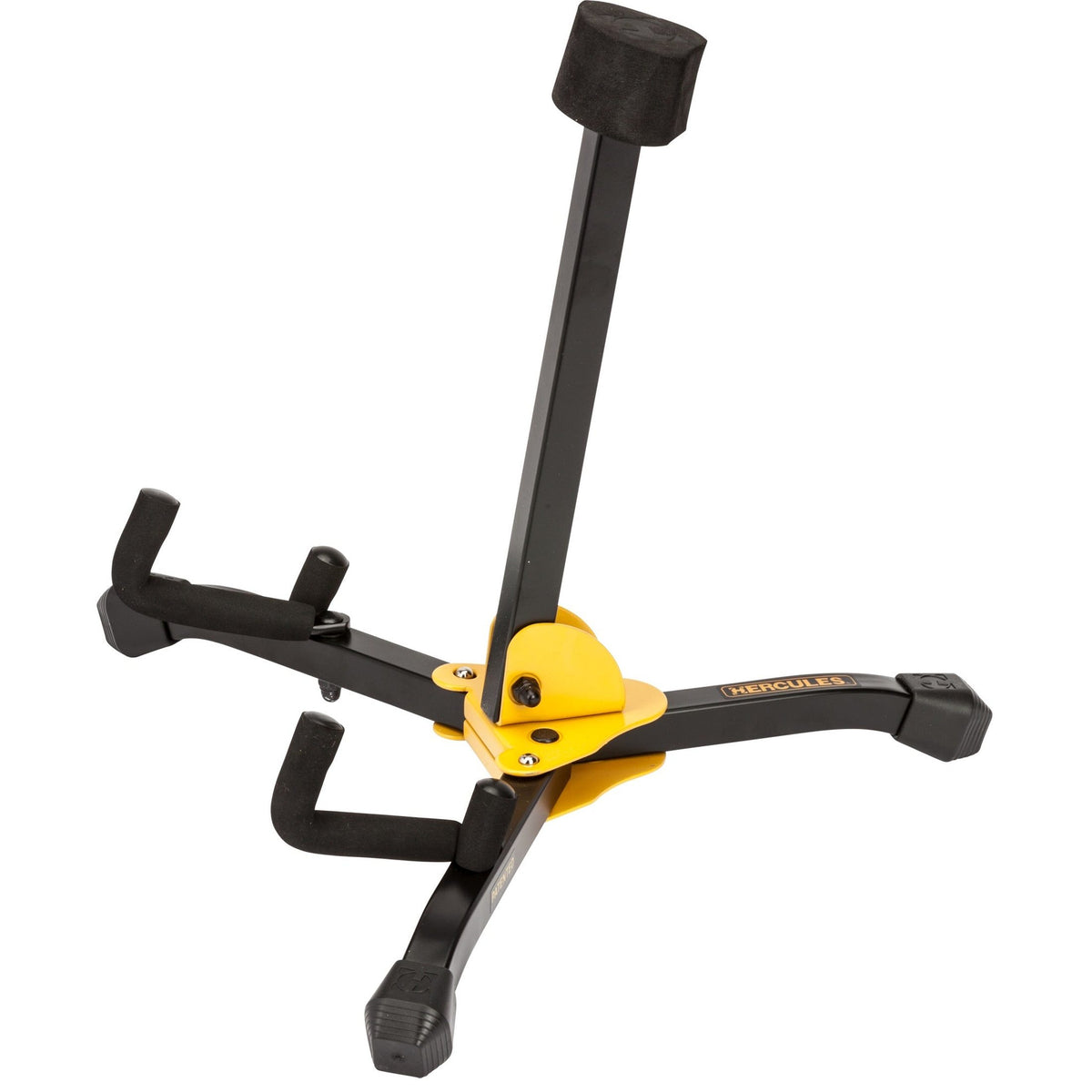 HERCULES HCGS-402BB compacte gitaarstandaard voor elektrische gitaar en basgitaar incl. tas