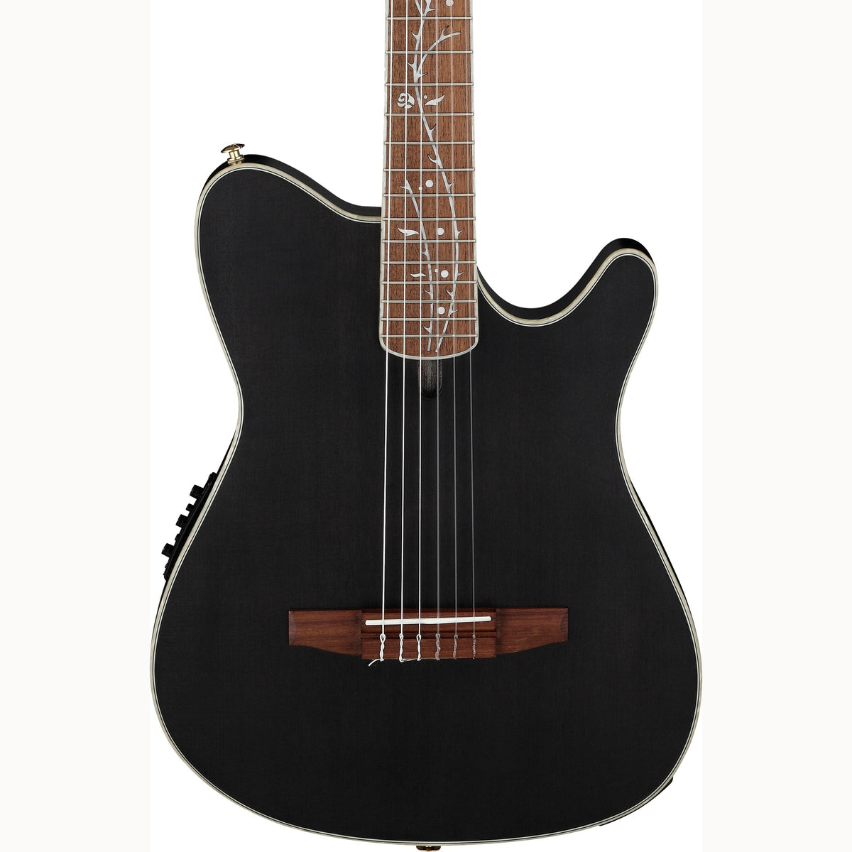 Ibanez TOD10N TKF Tim Henson Signature elektro-akoestische gitaar Transparent Black Flat
