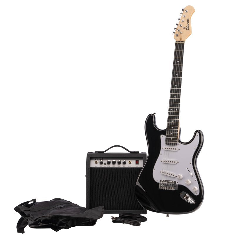 Phoenix STC150 Set Elektrische Gitaar Zwart