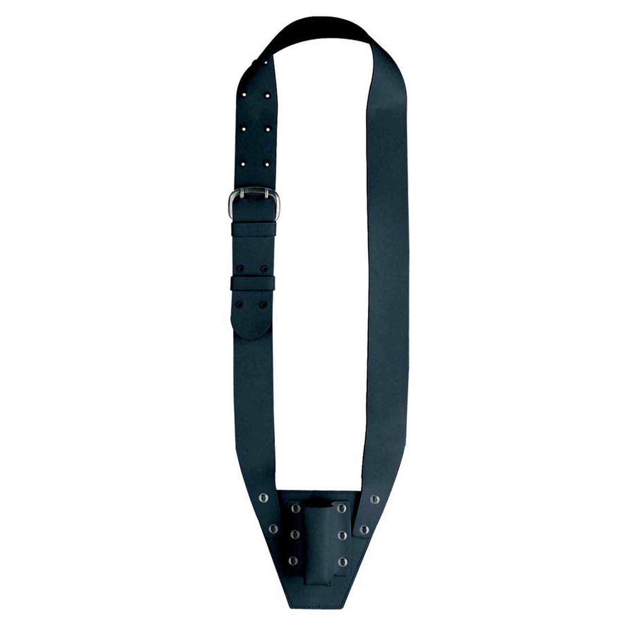 Boston VD-10-B Vaandelriem, leder, zwart