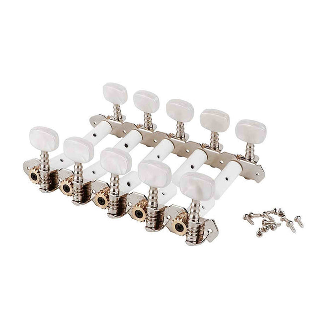 Boston 142-10 Stemmechanieken voor 10-snarige gitaar, nylon as, 100mm, plastic knoppen