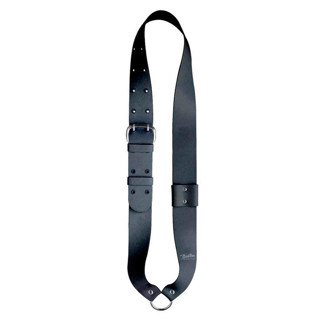 Boston SB-10-BV Bandelier voor kleine trom, gevoerd leder, zwart