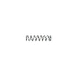 Boston SPR-21 pickup mounting spring, recht, 12 stuks, diam. 5mm, lengte 21mm