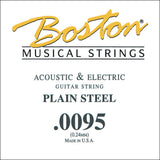 Boston BPL-0095 0095 snaar, plain steel