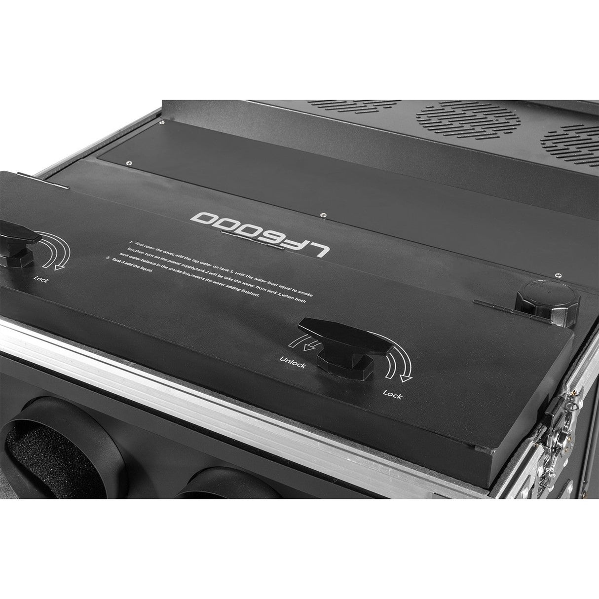beamZ LF6000 Professionele Low Fog Machine – Ultrasoon, Dubbele Output & Flightcase