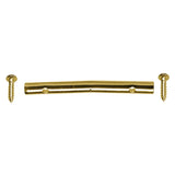 Boston SH-11-G string retainer, bar model, for 6 strings, with screws, gold