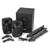 MAX MX700 2.1 Actieve Speakerset 700W met 12 inch Subwoofer en 2x 8 inch Tops
