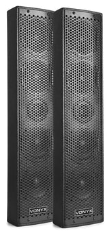 VONYX VX880BT 1000W 2.1 Actieve Speakerset met 15 inch Subwoofer, Bluetooth en Kolomspeakers
