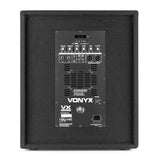VONYX VX1015BT 1000W 2.1 Actieve Speakerset met 15 inch Subwoofer, Bluetooth en 10 inch Satellietspeakers