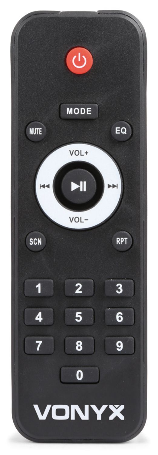 Vonyx PSS302 Draagbare geluidsset 10" SD/USB/MP3/BT met statieven